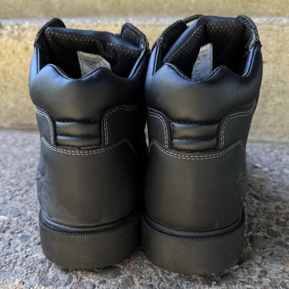 NEW Texas Steer Boots Men’s Size 10.5 KMAX2 Soft Toe Work Black Slip Resistant - Picture 5 of 12